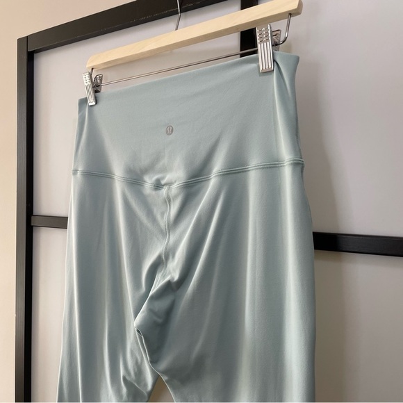 [12] 2022 Lululemon Athletica Align Pant High Rise 28” Aqua Mint Green Hazy Jade - Picture 9 of 14